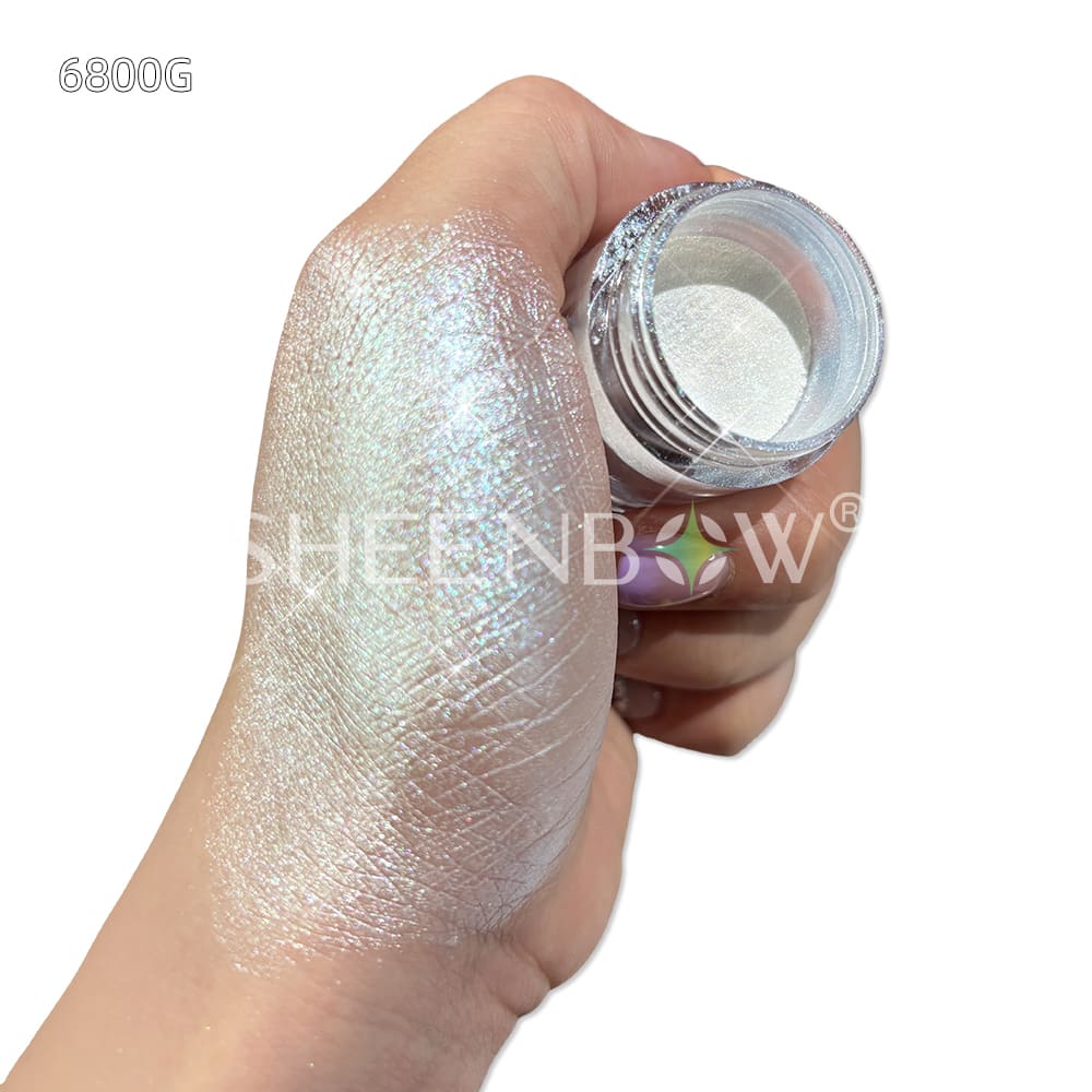Sheenbow Cosmetic Crystal Effect Pearl Pigment Super Sparkling Glitter Loose Powder for Nails And Cosmetics